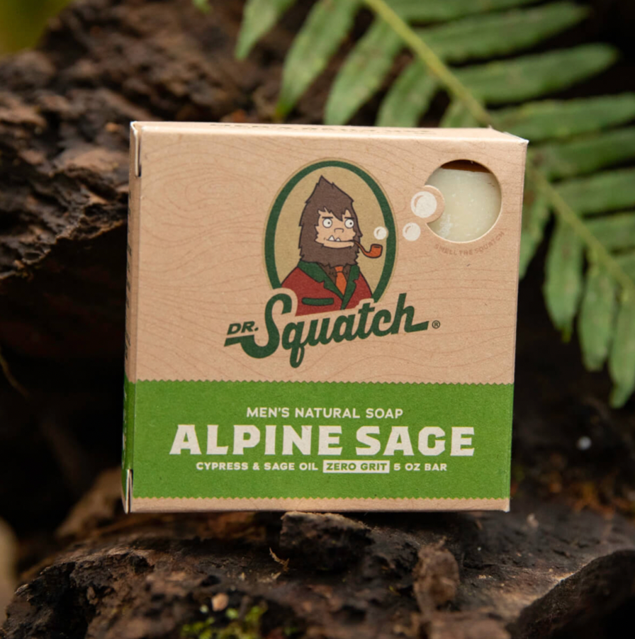 Dr. Squatch- Alpine Sage Soap - Pine & Moss
