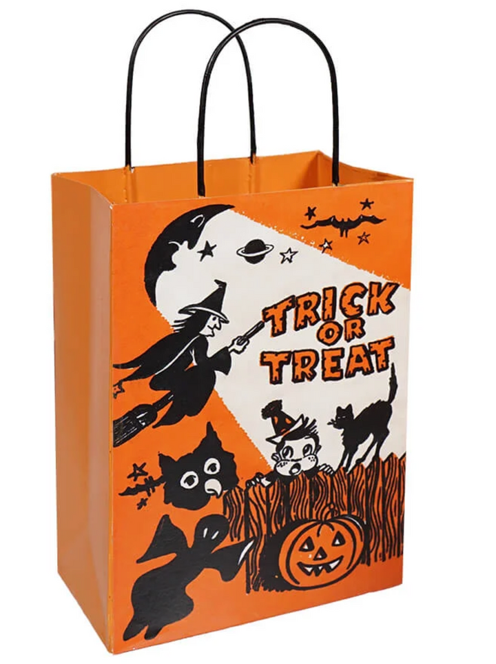 Bethany Lowe- Tin Halloween Treat Bag - Pine & Moss