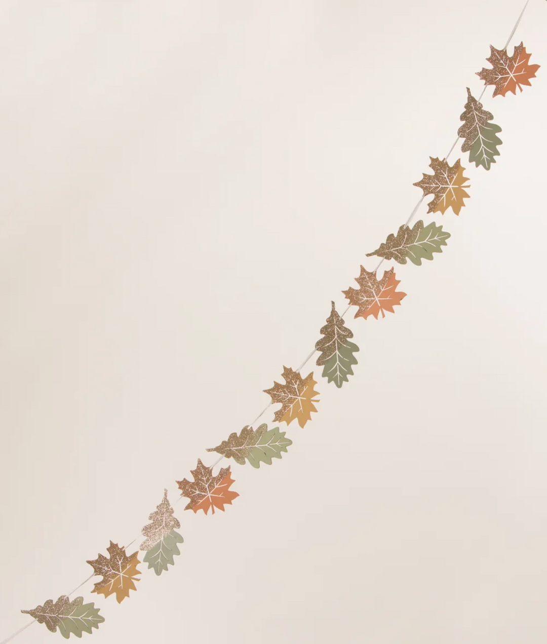 Bethany Lowe- Elegant Fall Leaf Garland - Pine & Moss