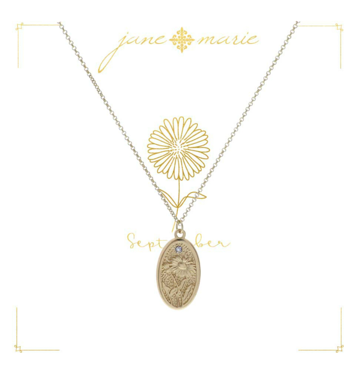 Birth Month Flower Necklace- choose month - Pine & Moss