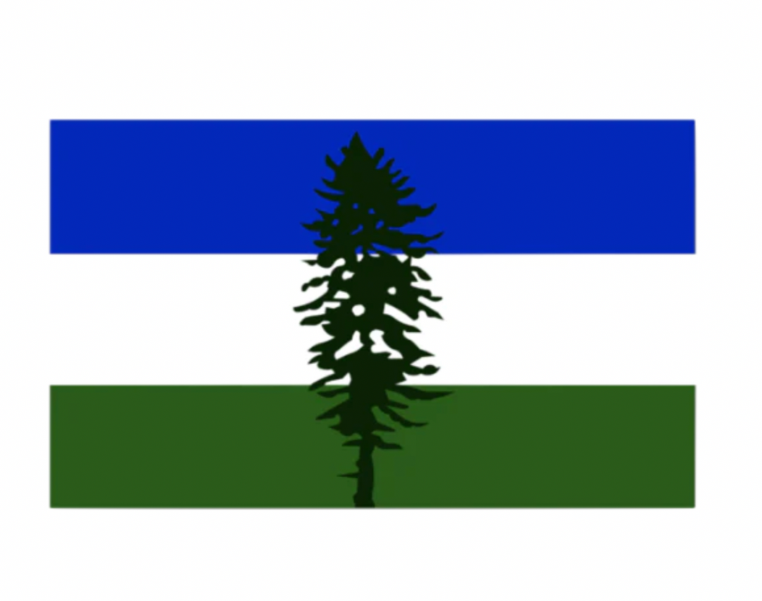 Cascadia Flag Sticker - Pine & Moss