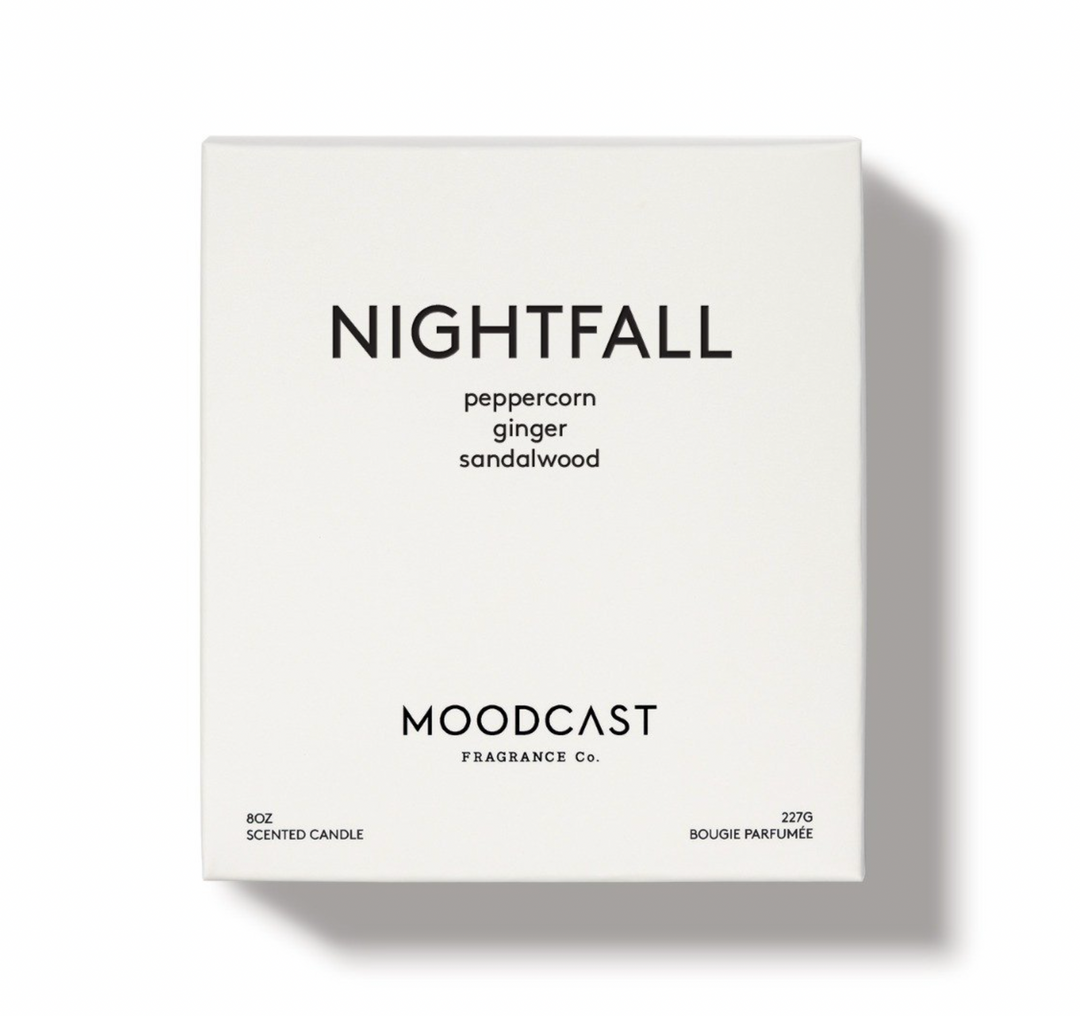 Moodcast- Nightfall 8 oz. candle - Pine & Moss