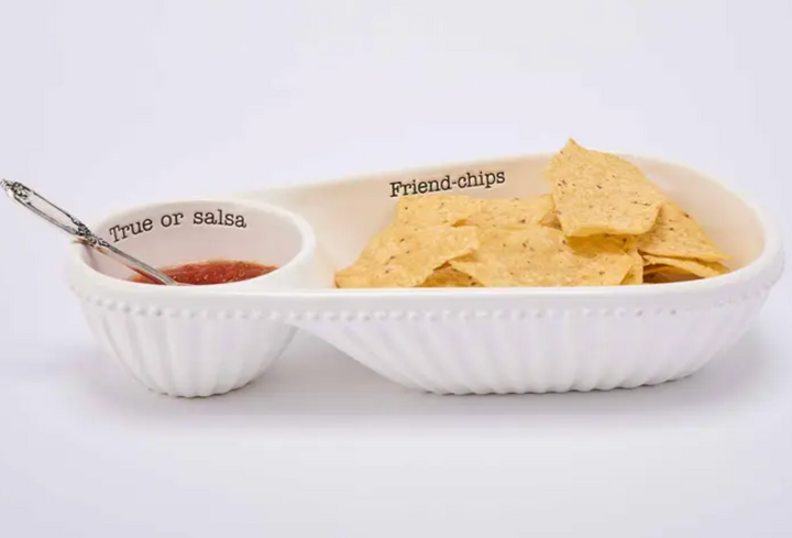 Chip & Salsa Dip Dish