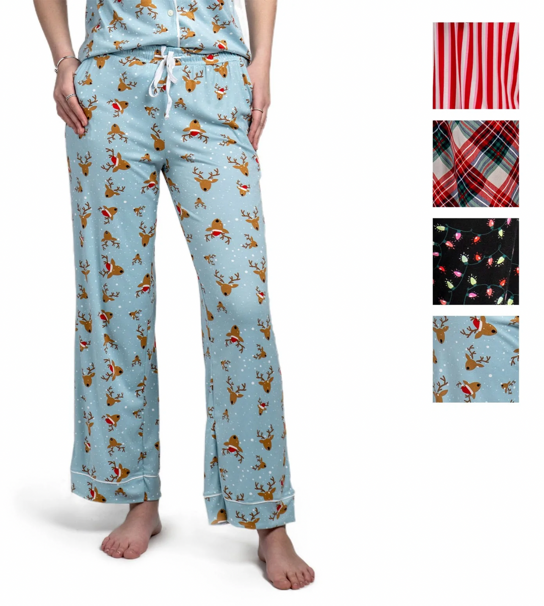 Hello Mello Holiday Pajama Pants - Candy Cane Lane – Pine & Moss