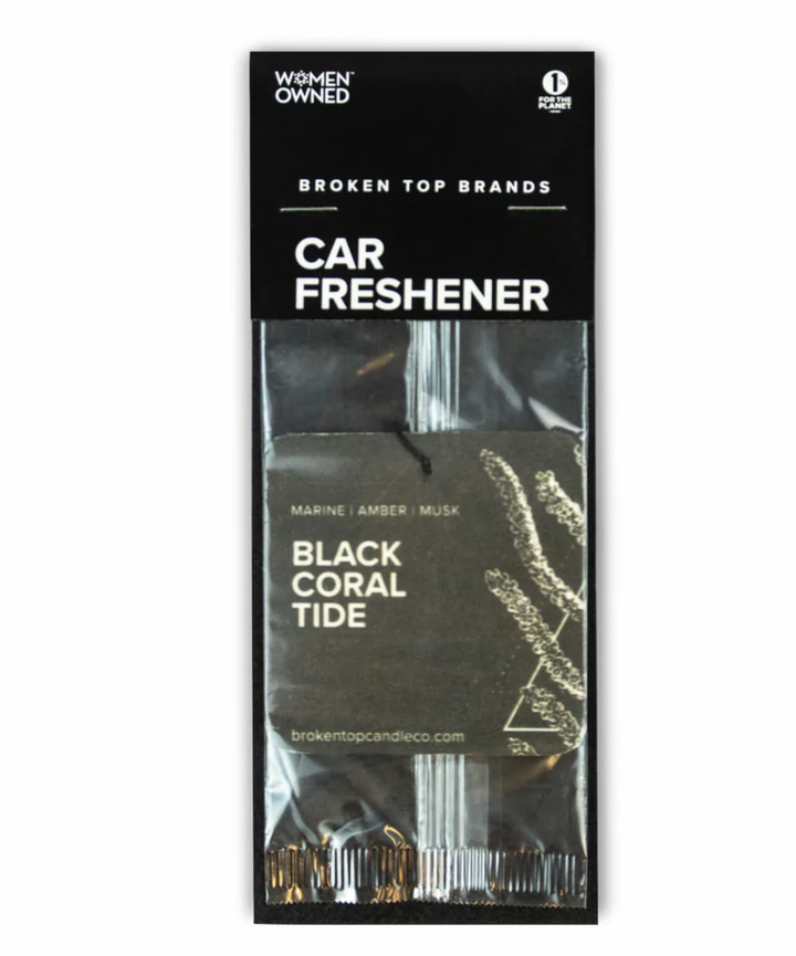 Broken Top Brands- Black Coral Car Freshener