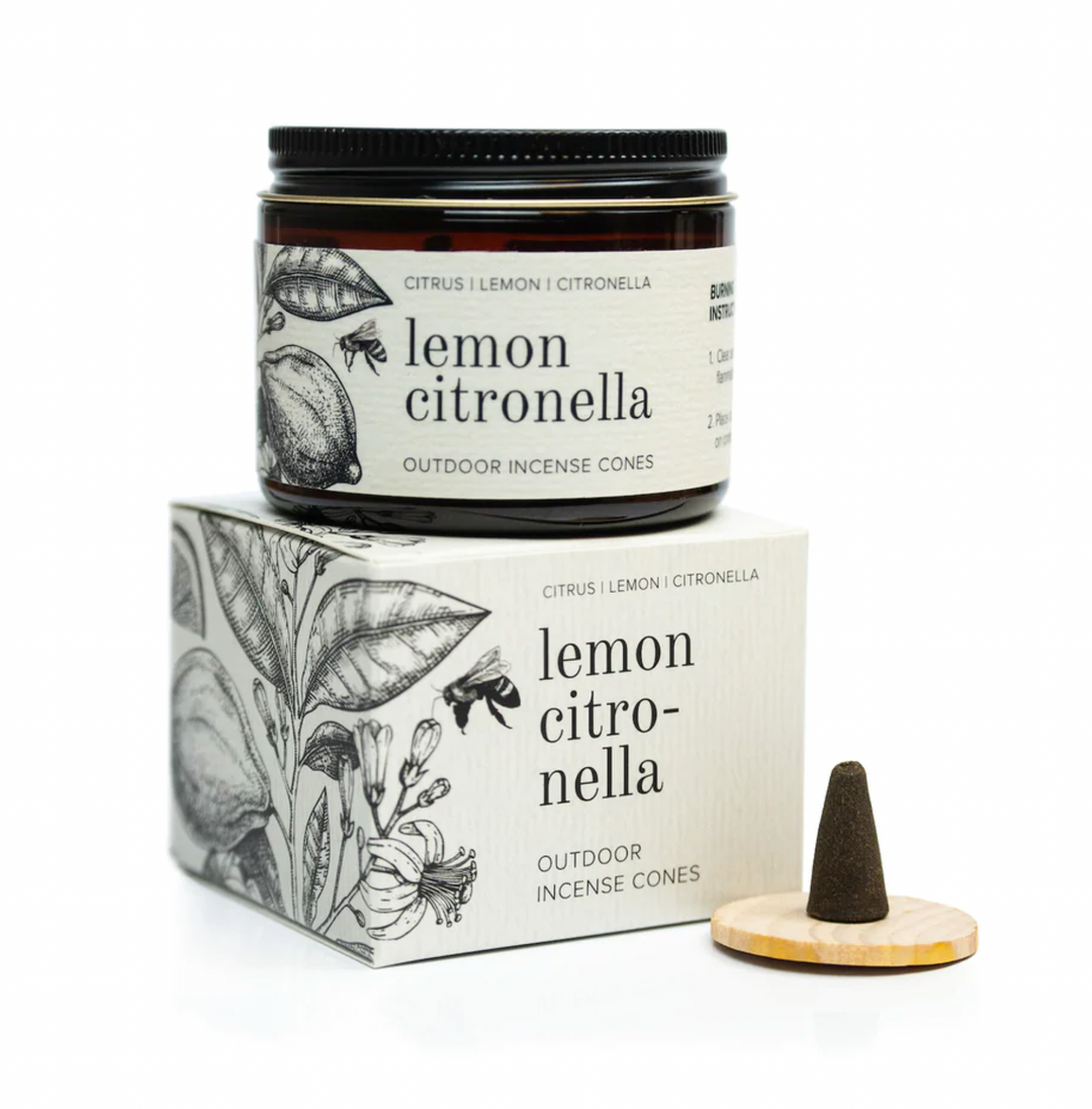 Broken Top Brands- Lemon Citronella Botanical Incense Kit - Pine & Moss