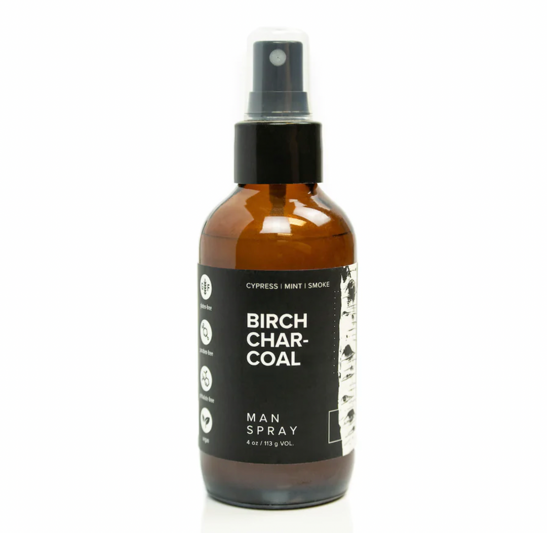 Broken Top Brands- Birch Charcoal Man Spray- 4 oz. - Pine & Moss