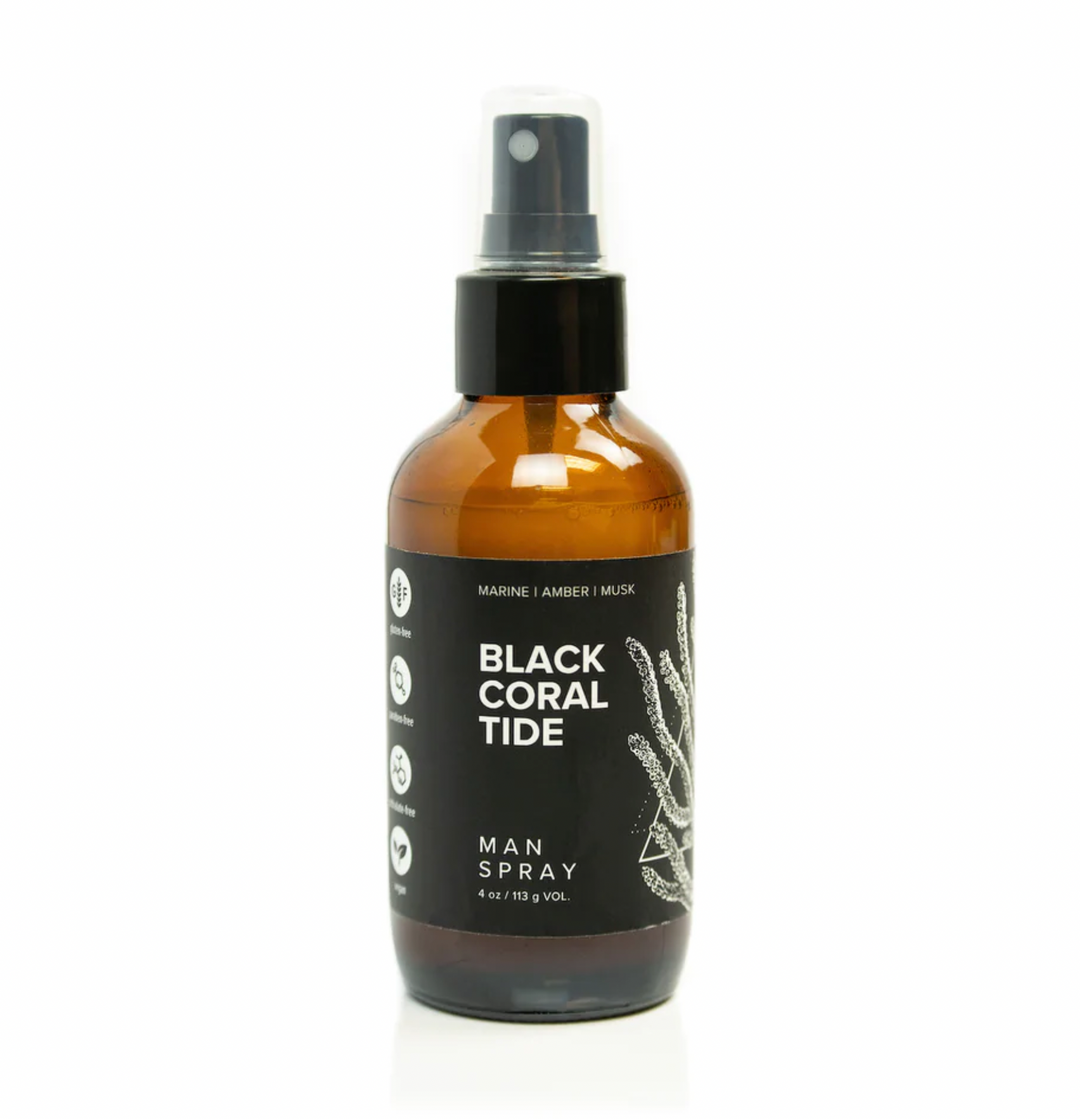 Broken Top Brands- Black Coral Tide Man Spray- 4 oz. - Pine & Moss