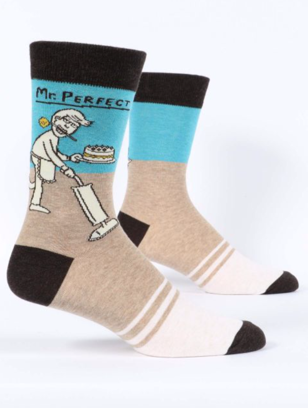 Blue Q Men's Crew Socks, variety of designs to choose from