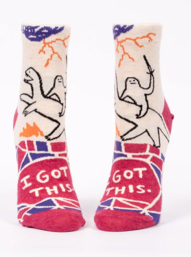 Blue Q Women's Ankle Socks, variety designs - Pine & Moss