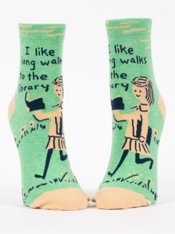 Blue Q Women's Ankle Socks, variety designs - Pine & Moss