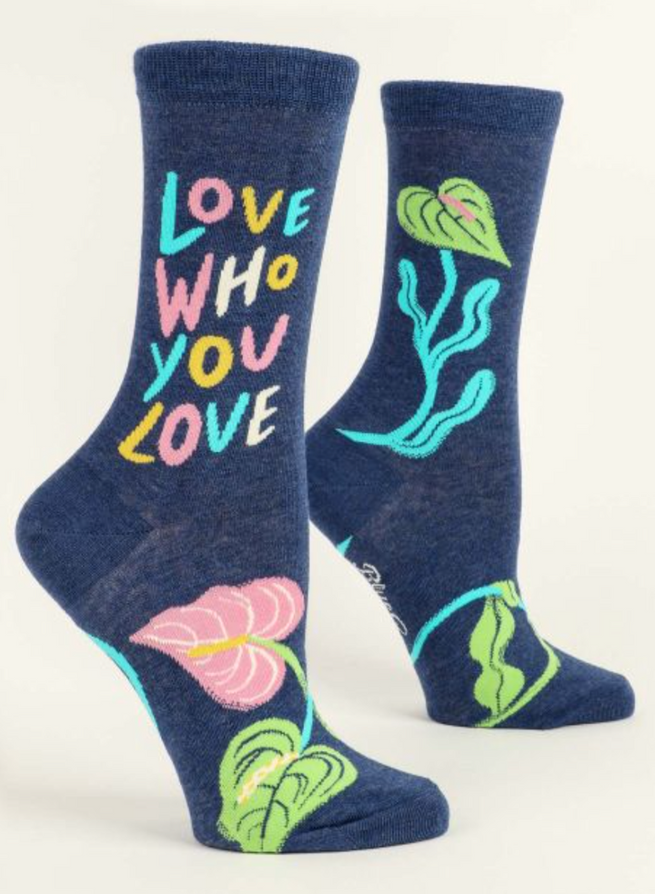 Blue Q Women's Crew Socks, variety of designs - Pine & Moss
