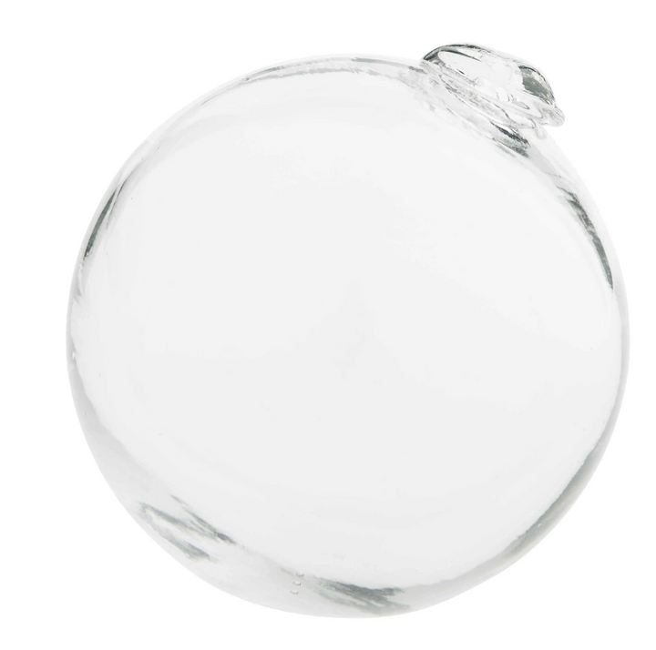 Glass Decor Ball- Clear or Green