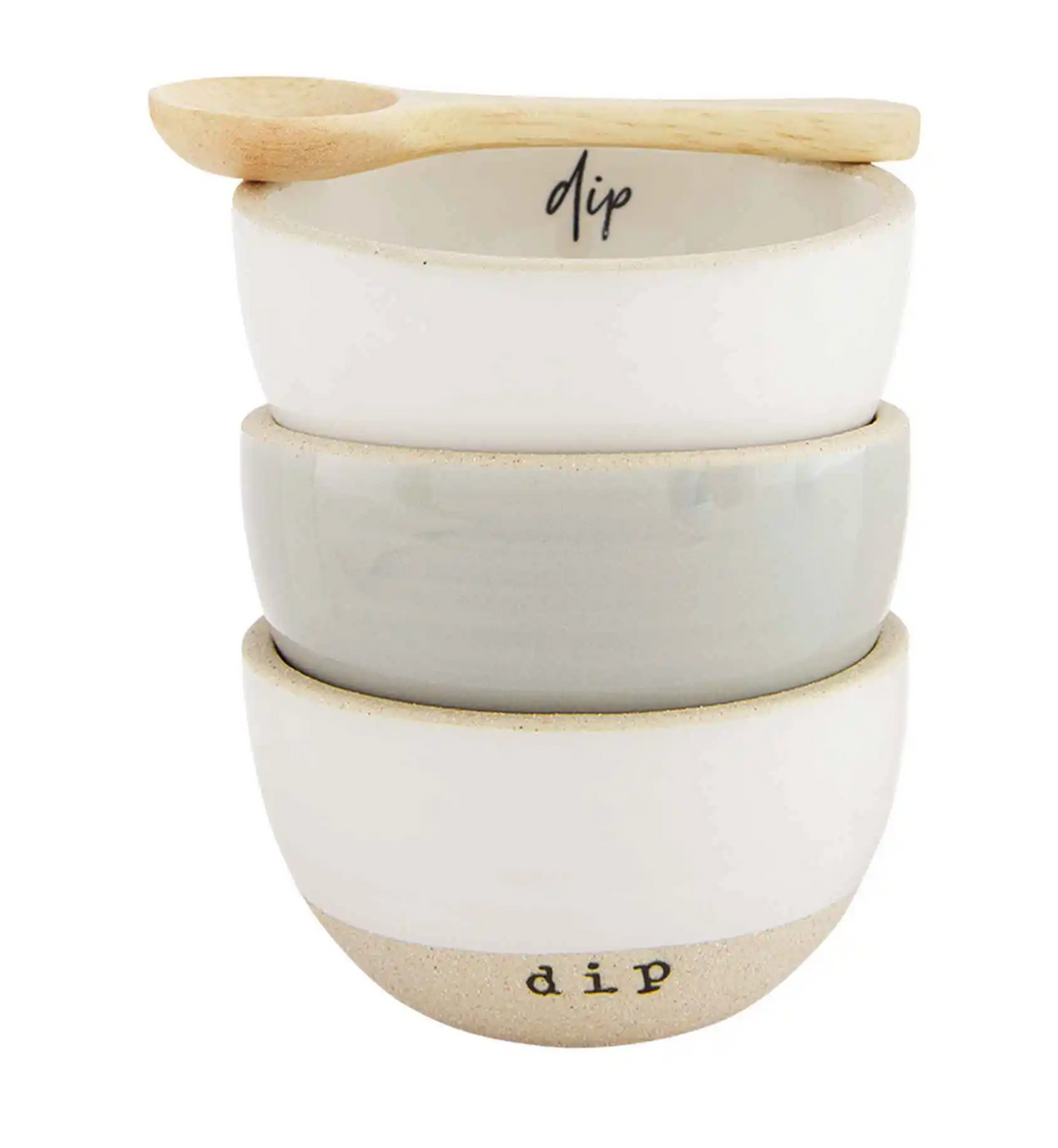 Dip Stoneware Ramekin Set