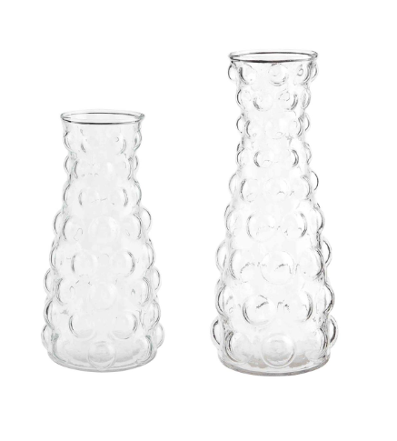 Glass Hobnail Vase
