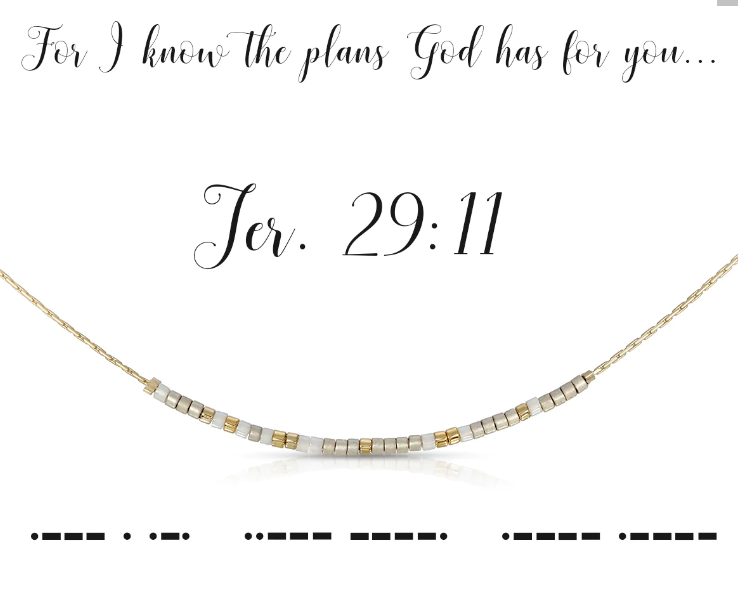 Dot & Dash-Jer 29:11 Necklace