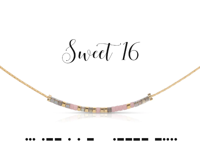 Dot & Dash-Sweet 16 Necklace