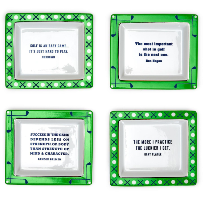 Wise Sayings Golf Trays - 4 Designs