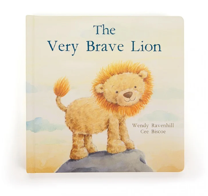 Jellycat The Very Brave Lion - Book