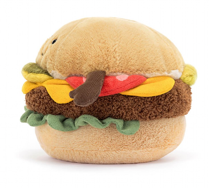 Jellycat- Amuseable Burger - Pine & Moss