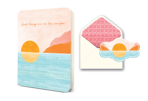 Good Things Are On the Horizon - Greeting Card