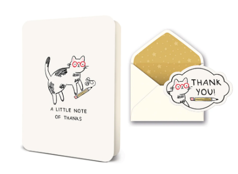A Little Note of Thanks - Greeting Card