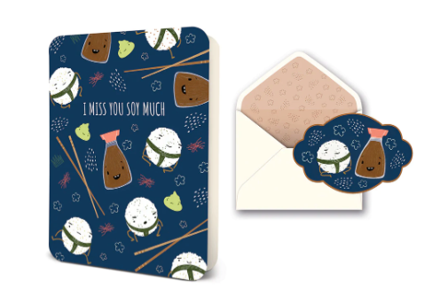 I Miss You Soy Much - Greeting Card