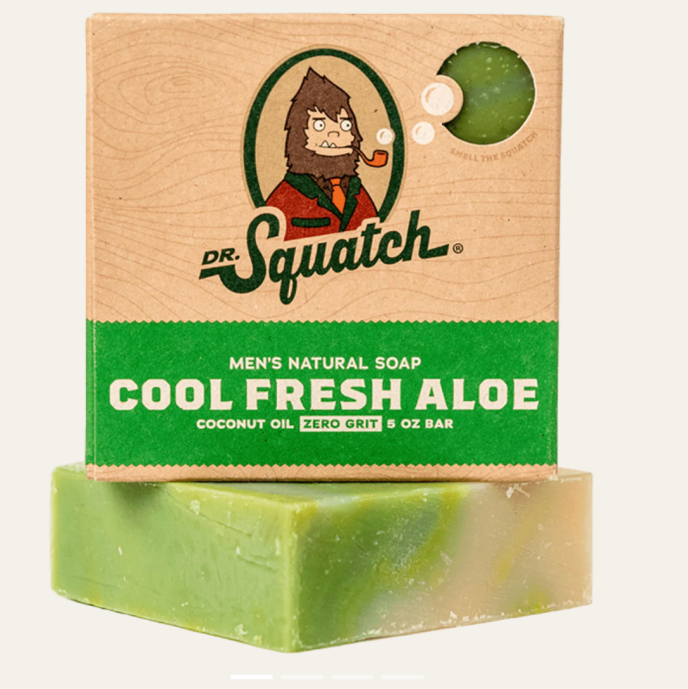 Dr. Squatch- Cool Fresh Aloe Soap - Pine & Moss