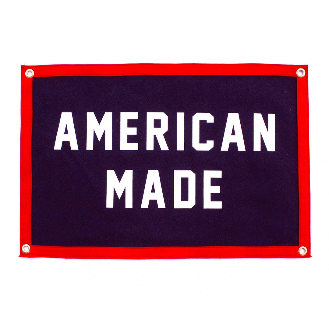 American Made Camp Flag - Pine & Moss
