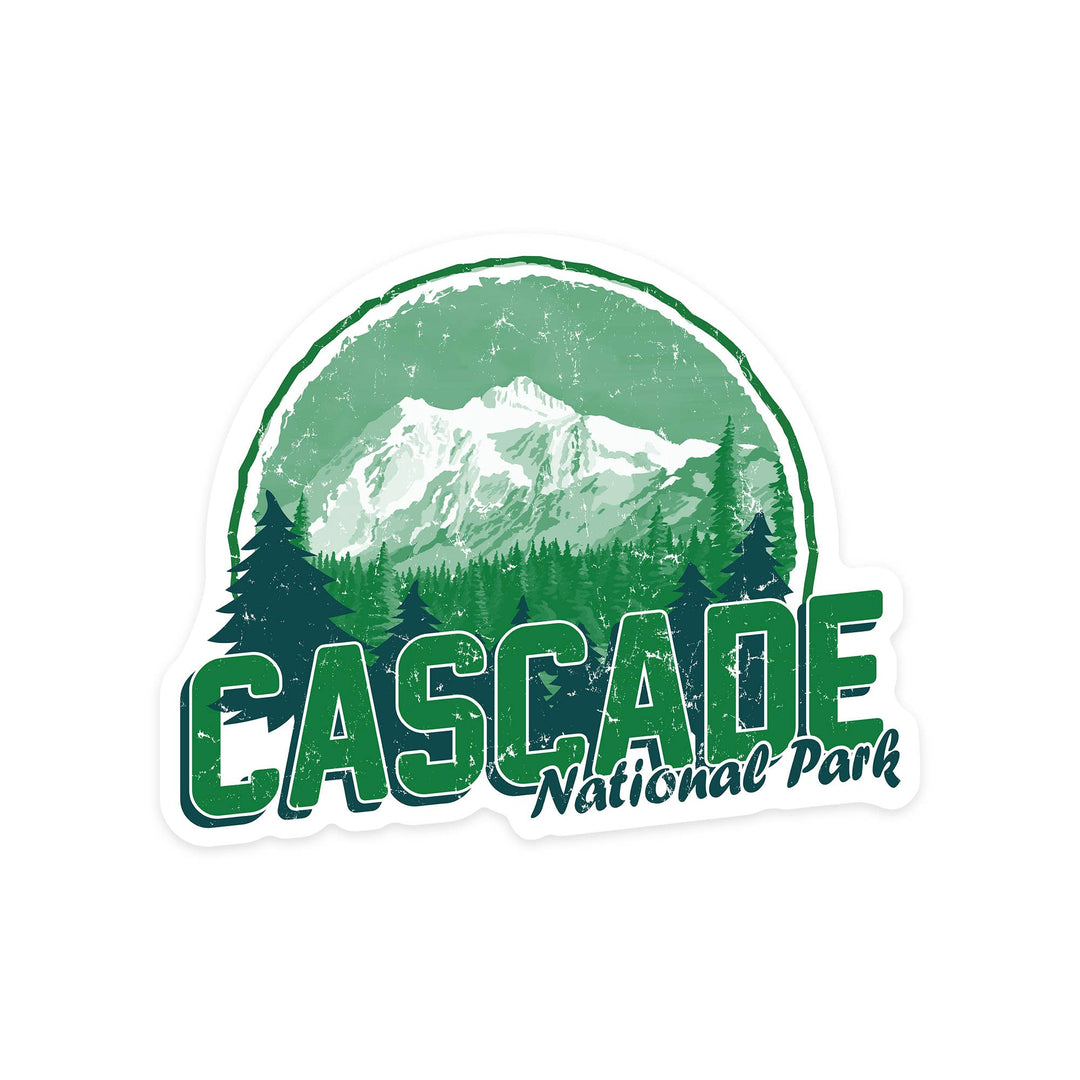 Cascade National Park, Washington sticker - Pine & Moss
