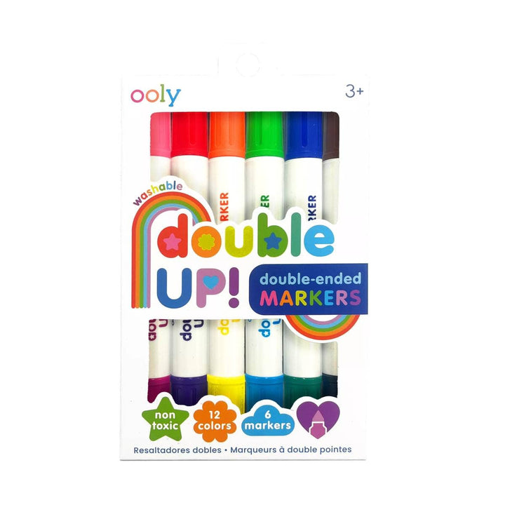 Double Up! Double Ended Markers - Set of 6/12 Colors - Pine & Moss