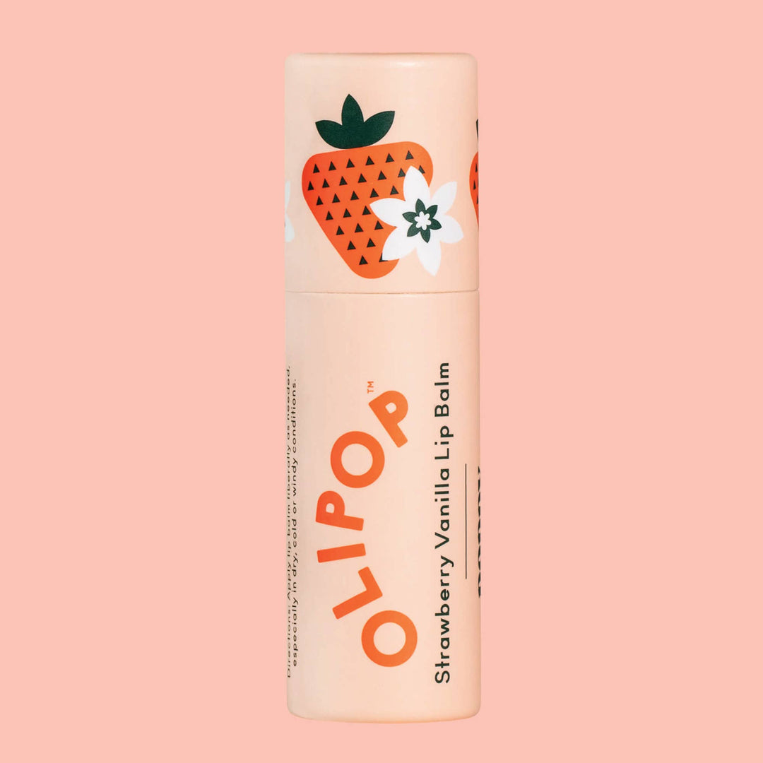 Poppy & Pout Lip Balm "OLIPOP" Strawberry Vanilla