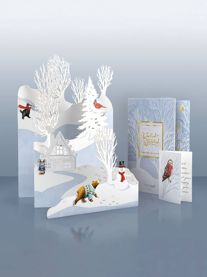 Woodland Wonderland Pop-up Advent Calendar - Pine & Moss