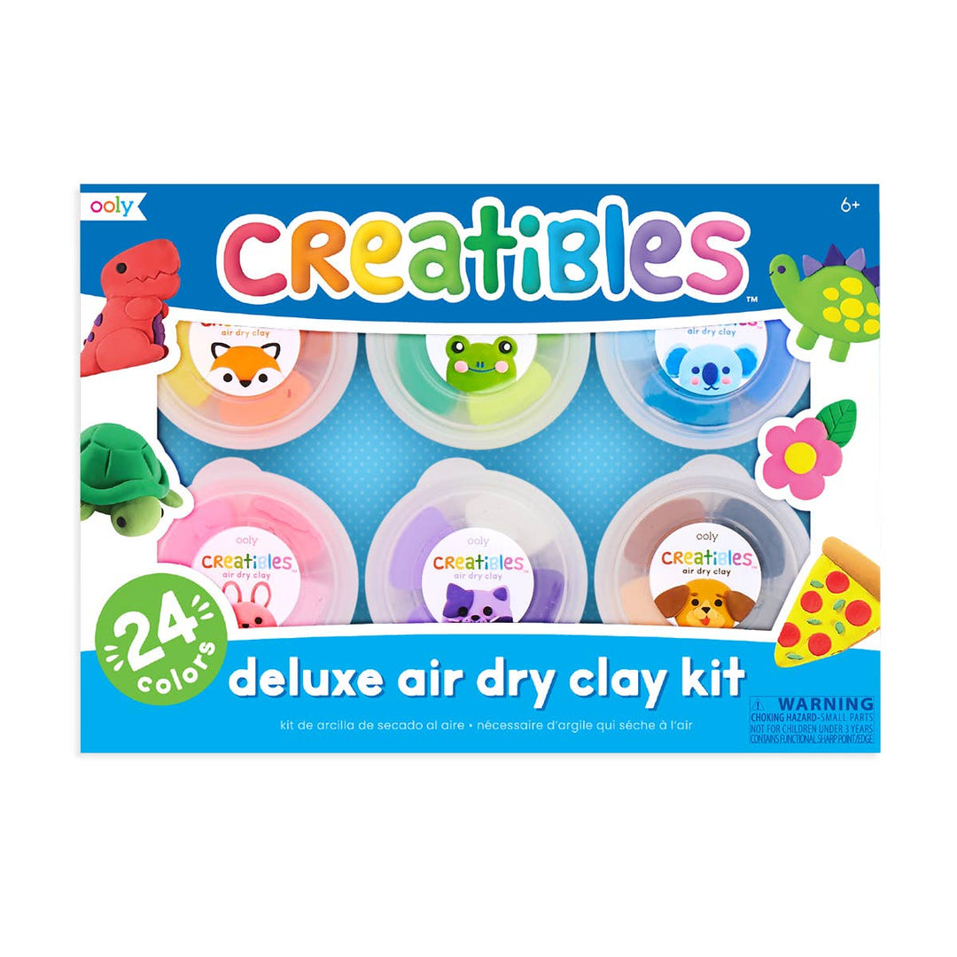 Creatibles D.I.Y. Air-Dry Clays Kit (Set of 24 Colors + 3 To