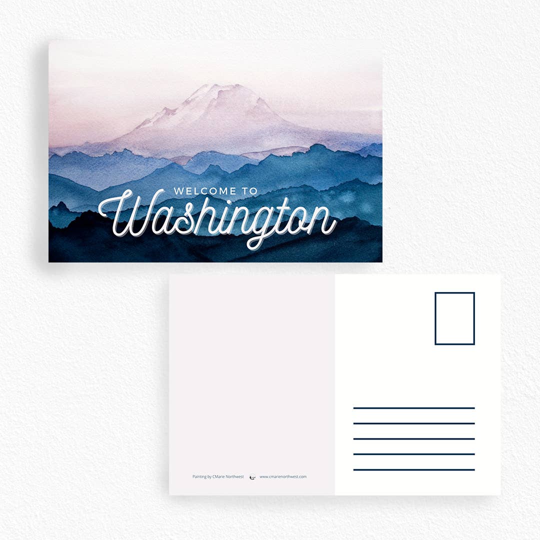 Welcome to Washington- Postcard