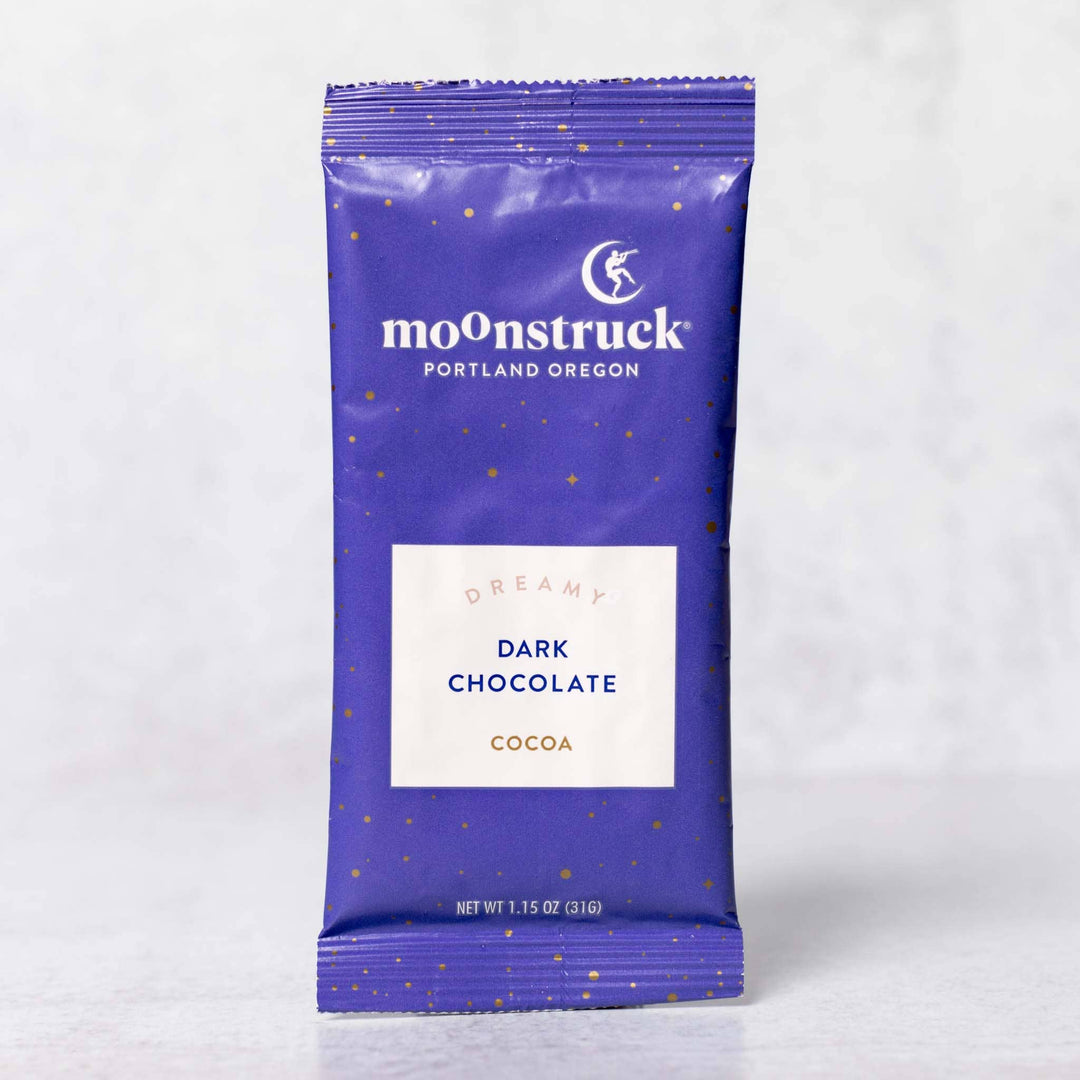 Dreamy: Dark Chocolate Hot Cocoa Single Serving Pouch - Pine & Moss