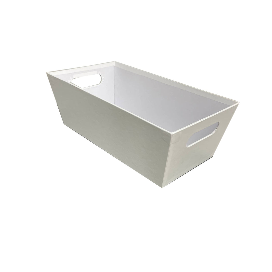 White Paperboard Market Tray- 13”
